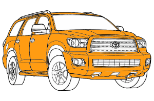 полная покраска toyota land cruiser 200